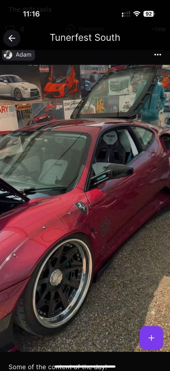 Event Media Gallery - Overtune's media sharing features for capturing and sharing photos and videos from car events